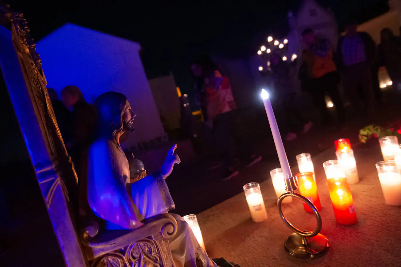 Don Juan Tenorio enel cementerio de San Javier, en imágenes