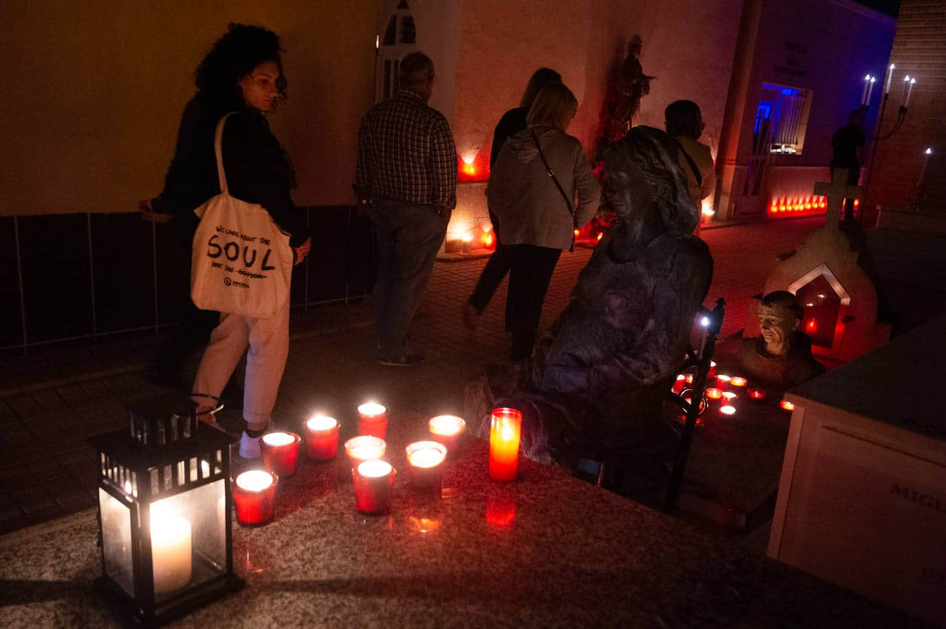 Don Juan Tenorio enel cementerio de San Javier, en imágenes