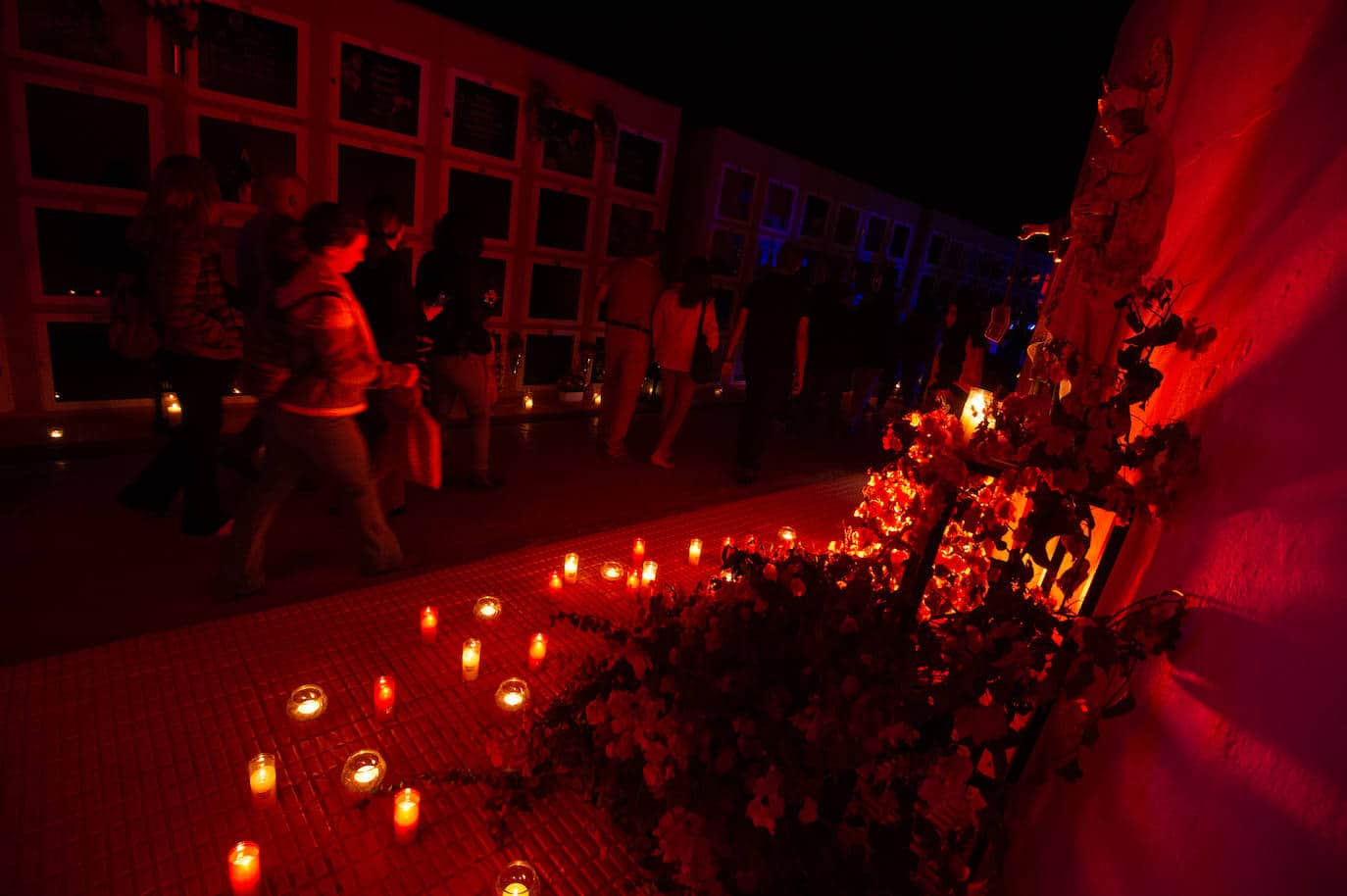 Don Juan Tenorio enel cementerio de San Javier, en imágenes