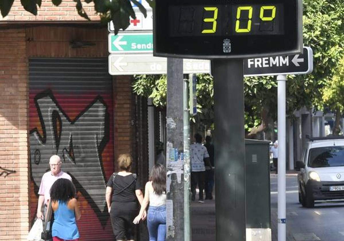 El episodio «extraordinario» de calor se suavizará en la Región de Murcia a partir del fin de semana