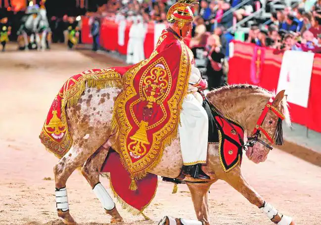 Uno de los jinetes de la caballería de la civilización asirio-babilónica del Paso Blanco.