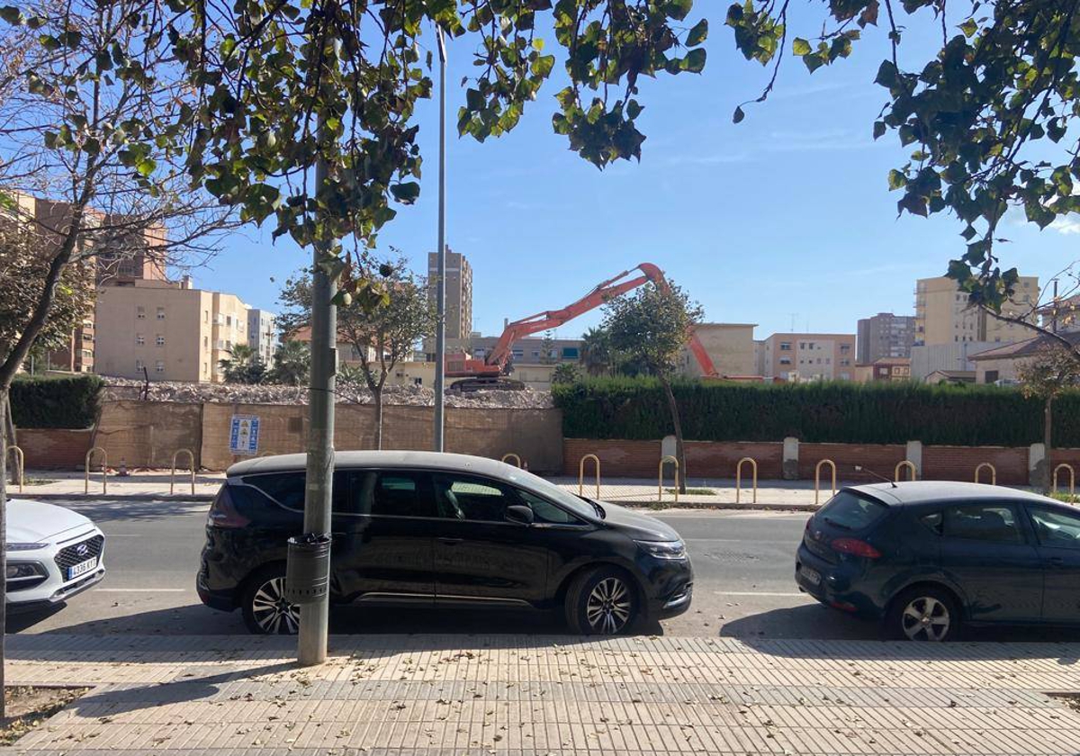 Terminan de derribar los edificios del cuartel de la Guardia Civil en Cartagena