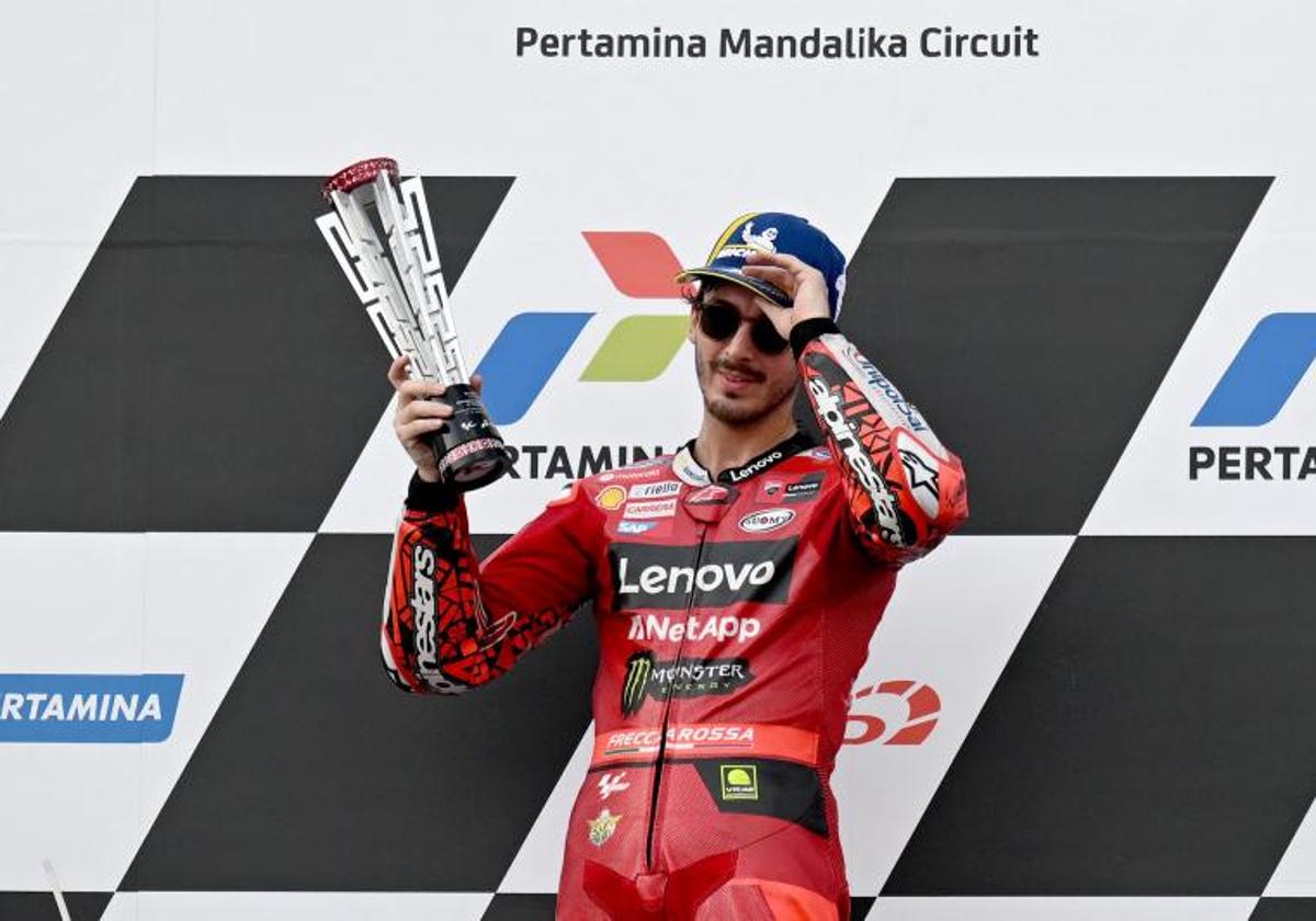 Victoria balsámica de Pecco Bagnaia