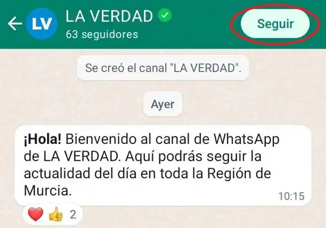 LA VERDAD crea su canal de WhatsApp: síguenos para enterarte de todo