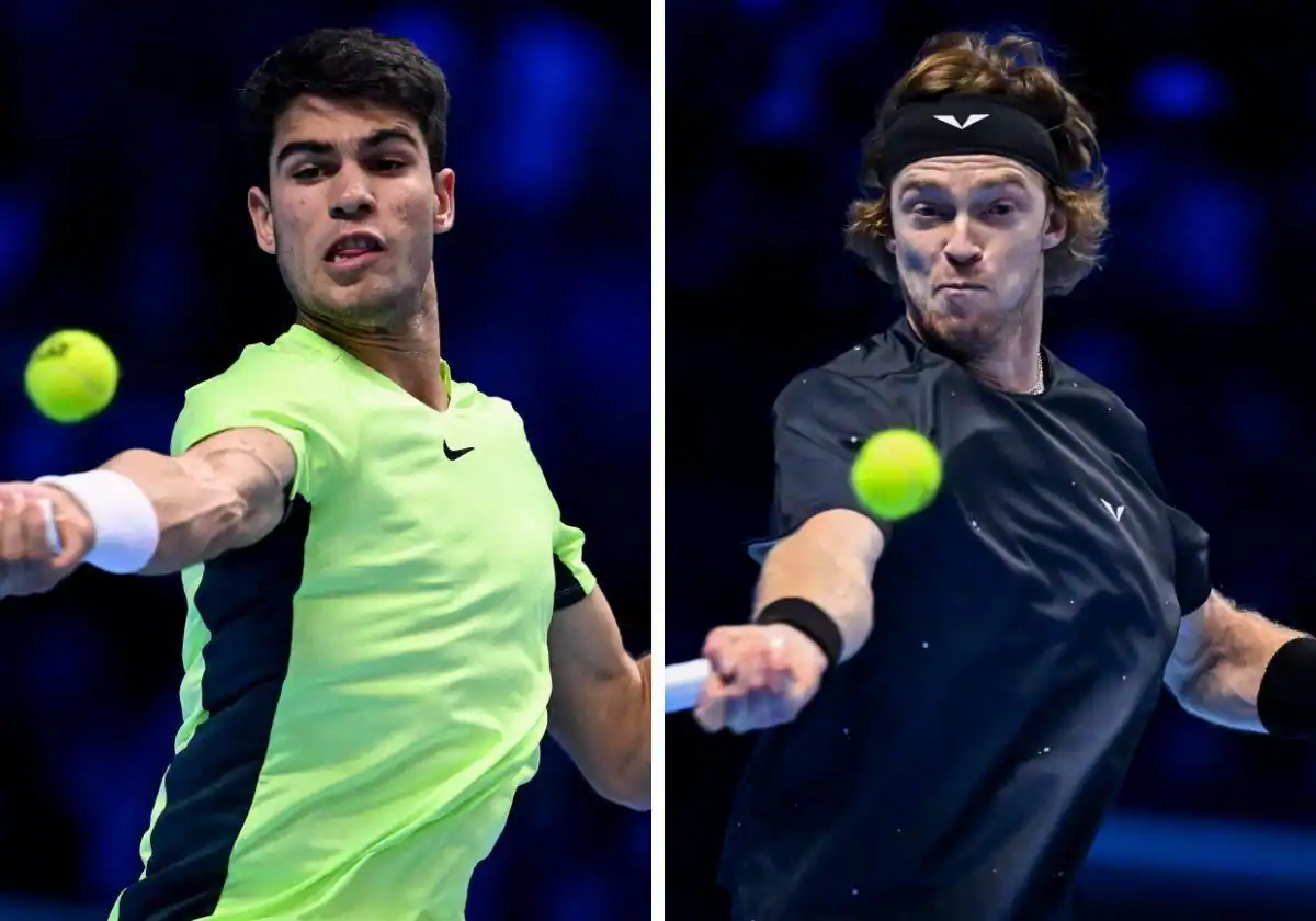 Horario y dónde ver el partido de Carlos Alcaraz en las Nitto ATP Finals contra Andrey Rublev