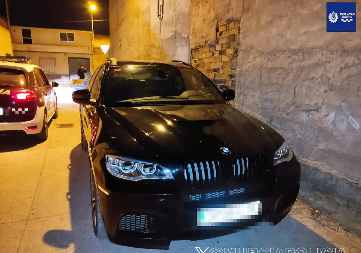 Recuperan en Murcia un coche que había sido robado