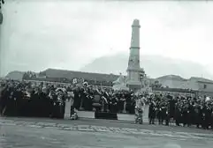 Inauguración del monumento a los Héroes de Cavite y Santiago de Cuba