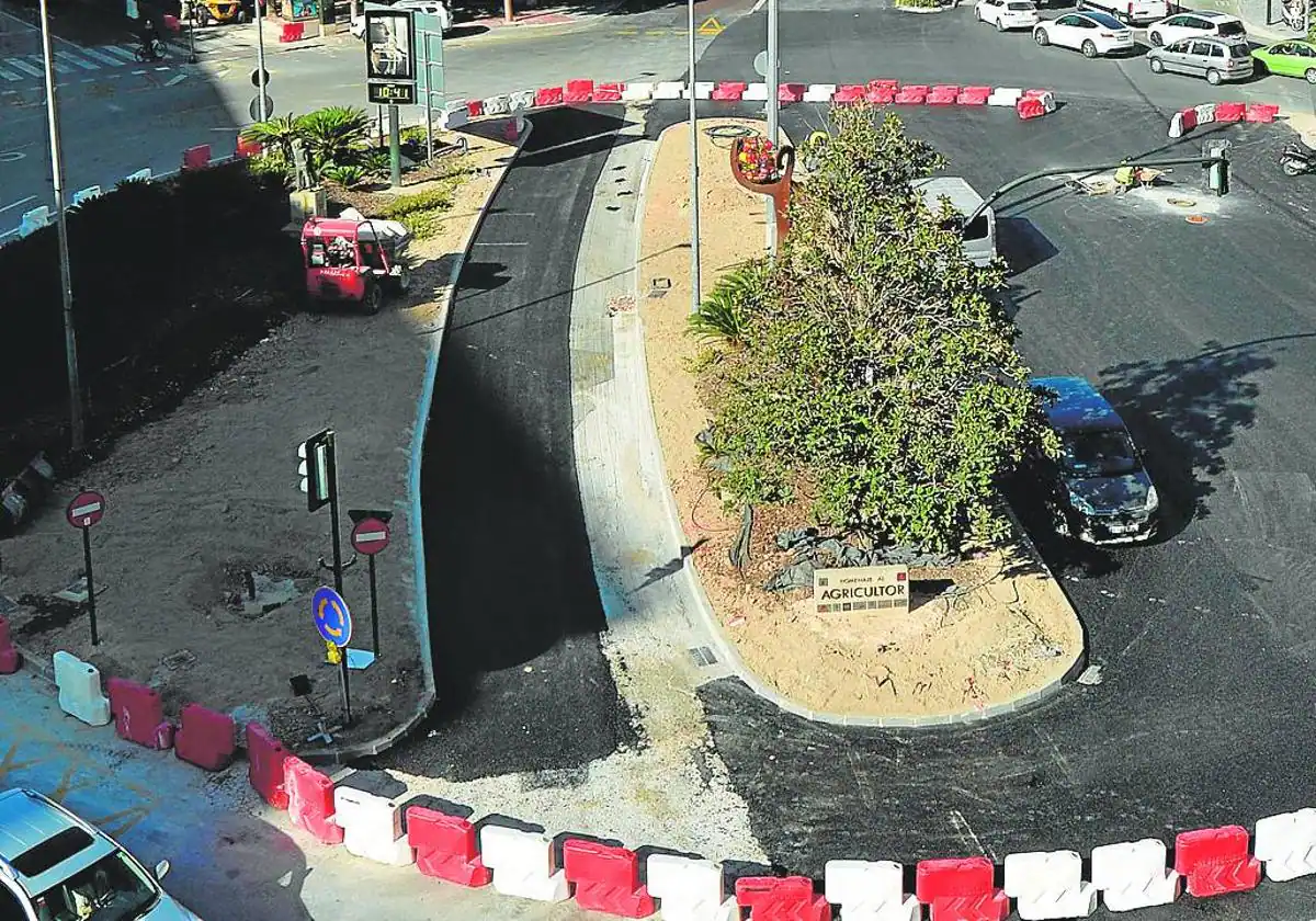 Las obras en Díez de Revenga, Isaac Albéniz y plaza de Castilla de Murcia concluirán este viernes