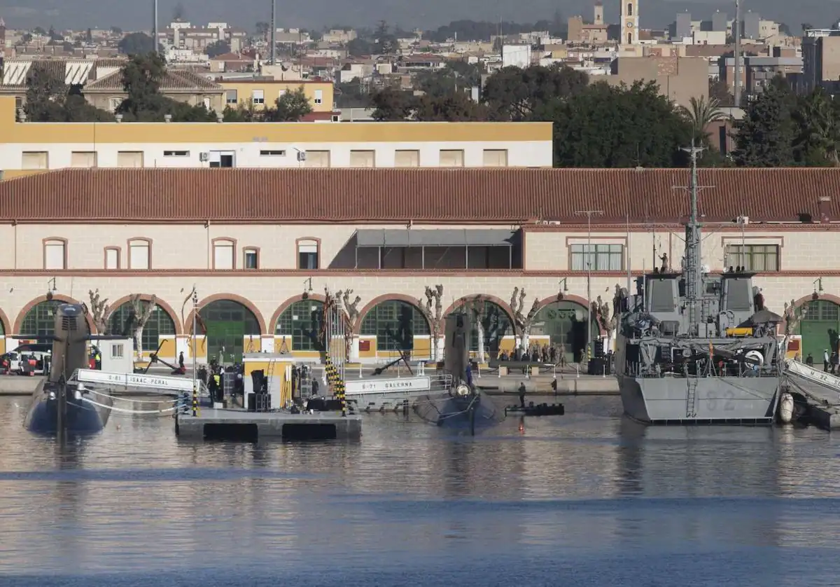 La entrega a la Armada del submarino S-81, en directo