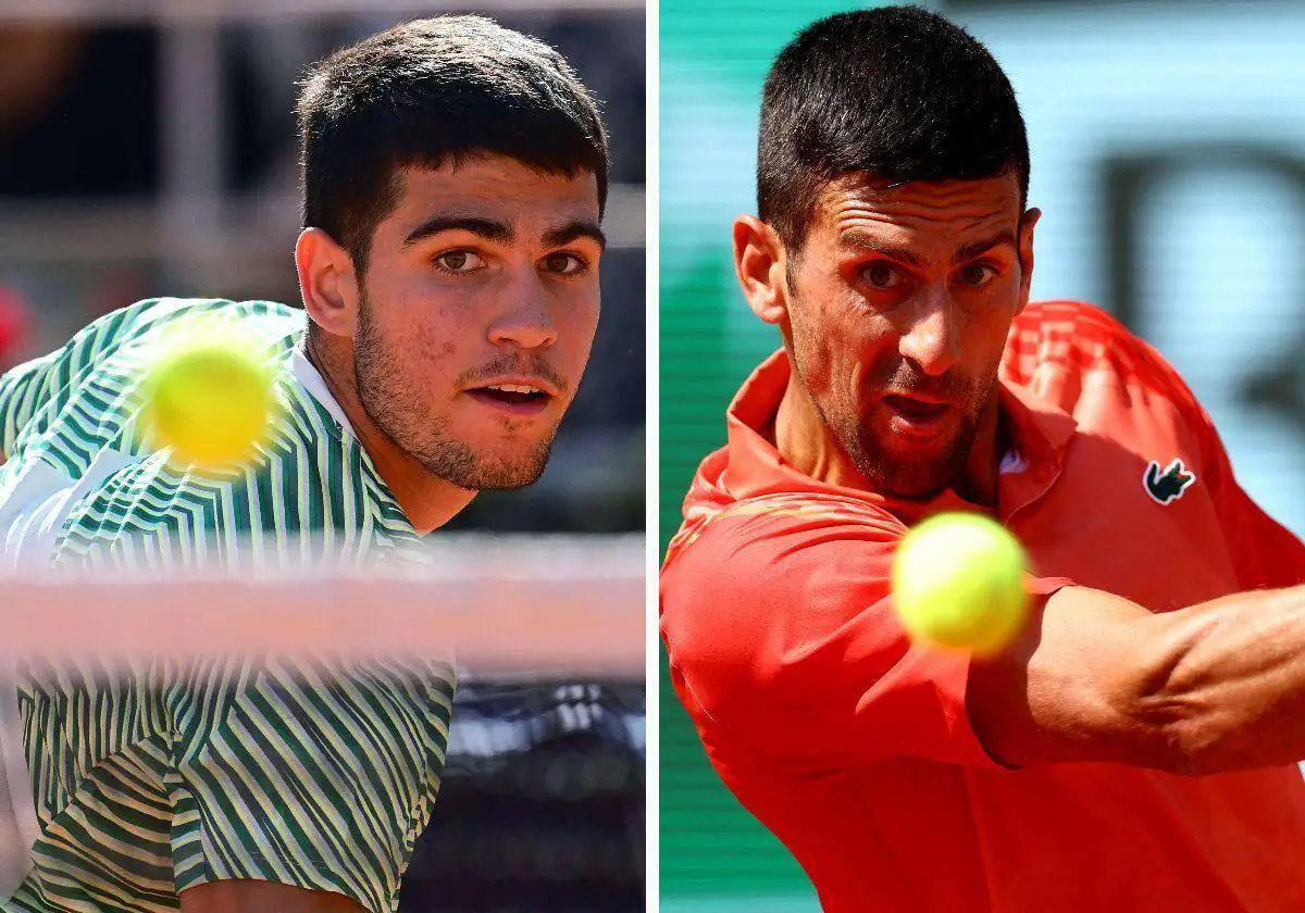 Horario y dónde ver el partido de Carlos Alcaraz contra Novack Djokovic en Riad