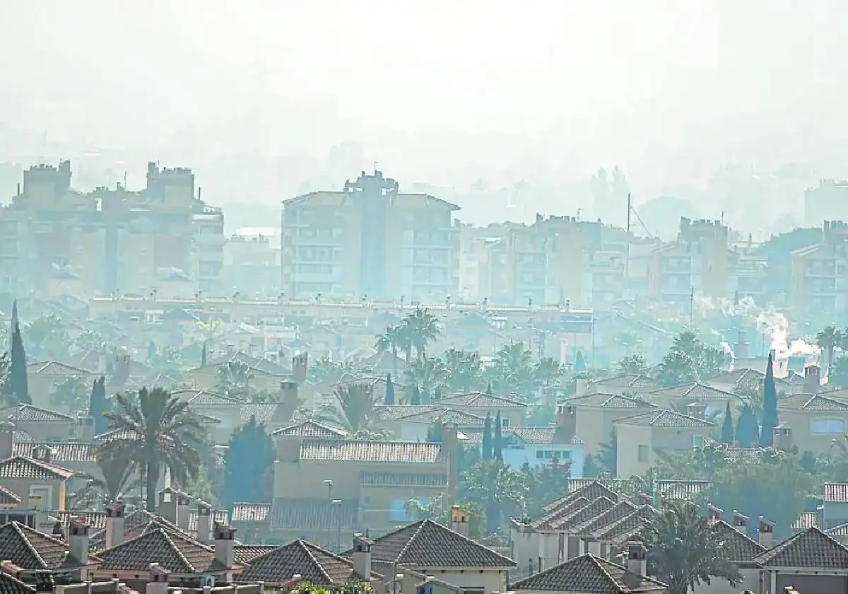 Murcia amanece con la calidad del aire desfavorable por contaminación