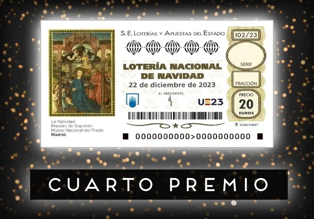 Segundo cuarto premio de la Lotería de Navidad para el 41147