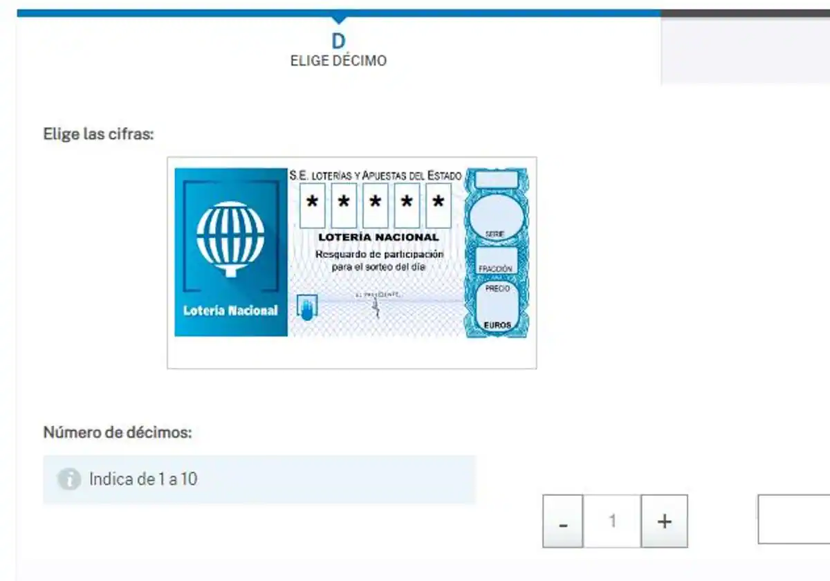 Así puedes cobrar un décimo de Lotería de Navidad comprado a través de internet