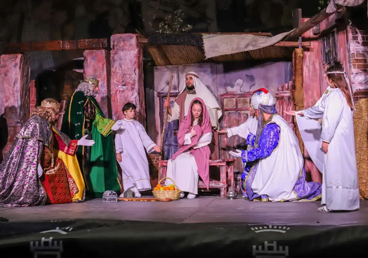 Los vecinos de Churra despiden la Navidad con el tradicional Auto de Reyes en Belluga