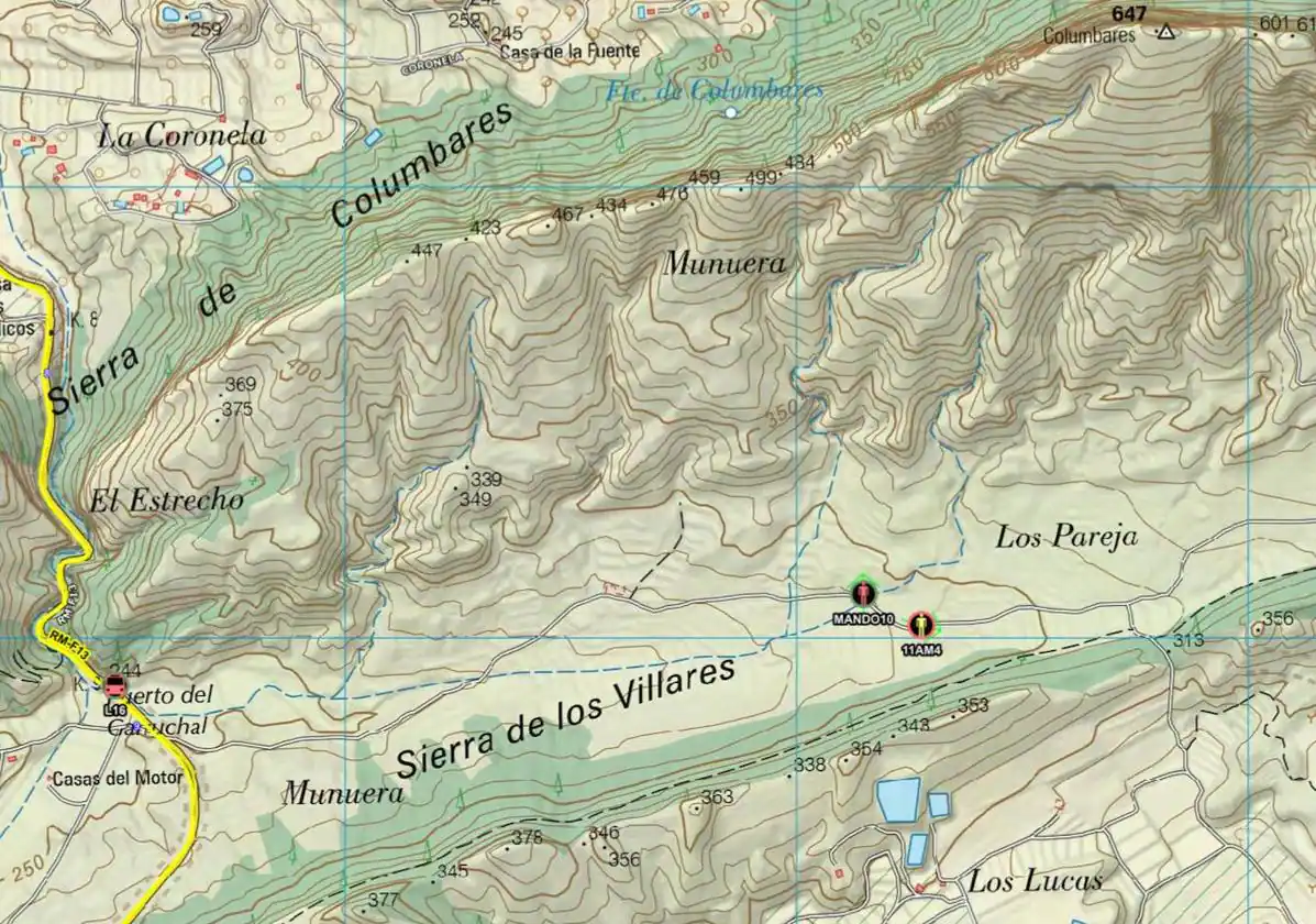 Rescatan a una senderista que se había perdido en la Sierra de Columbares de Murcia