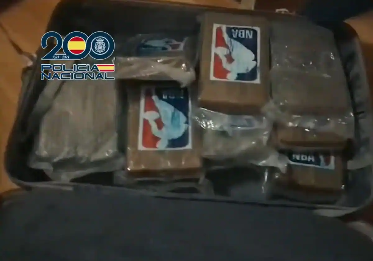 Detenido en la Región de Murcia un miembro de una organización que introducía cocaína desde Ecuador por Barajas