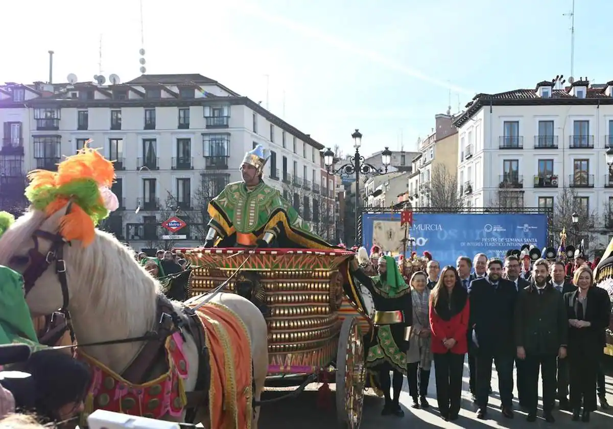 La presentación, este jueves, de la Semana Santa de la Región en Madrid.