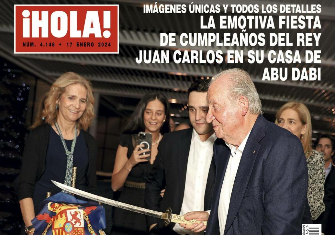 Una exclusiva desvela los detalles de la fiesta de cumpleaños del rey emérito