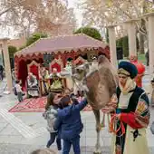 Los pajes de los Magos de Oriente establecen el Campamento Real en Lorca