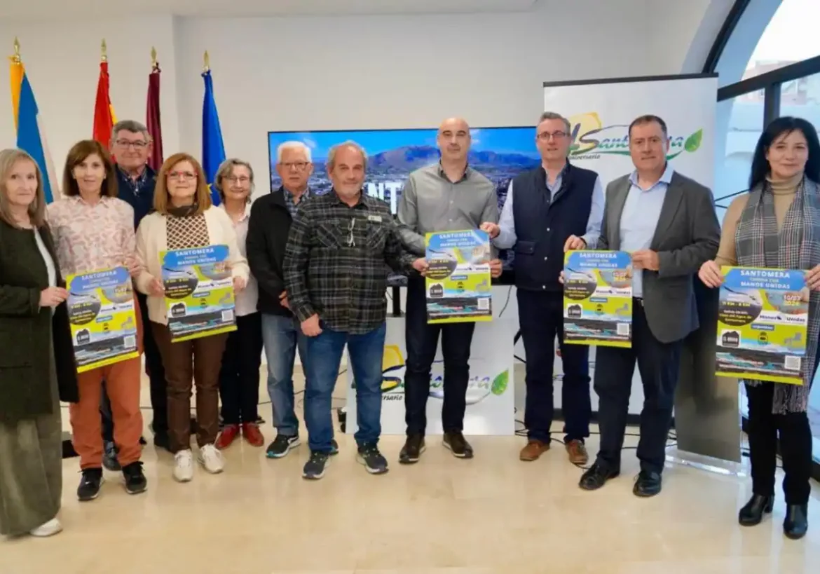 Marcha solidaria en Santomera en favor de Manos Unidas