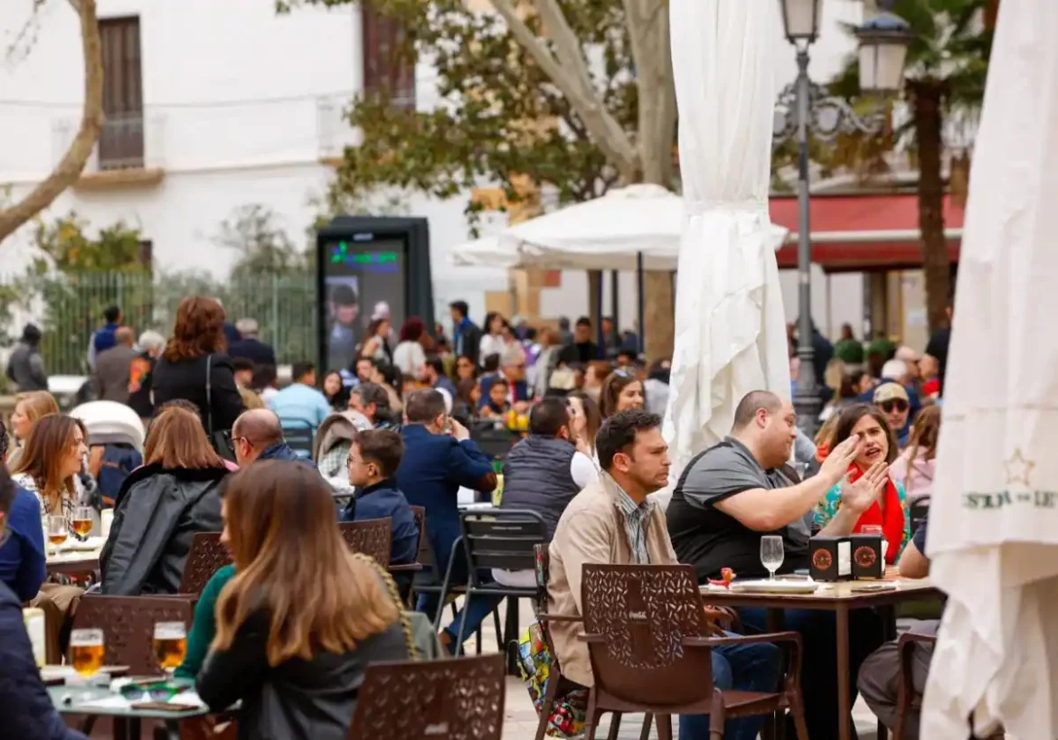 Lleno total y «alto nivel de gasto» en la hostelería de Lorca
