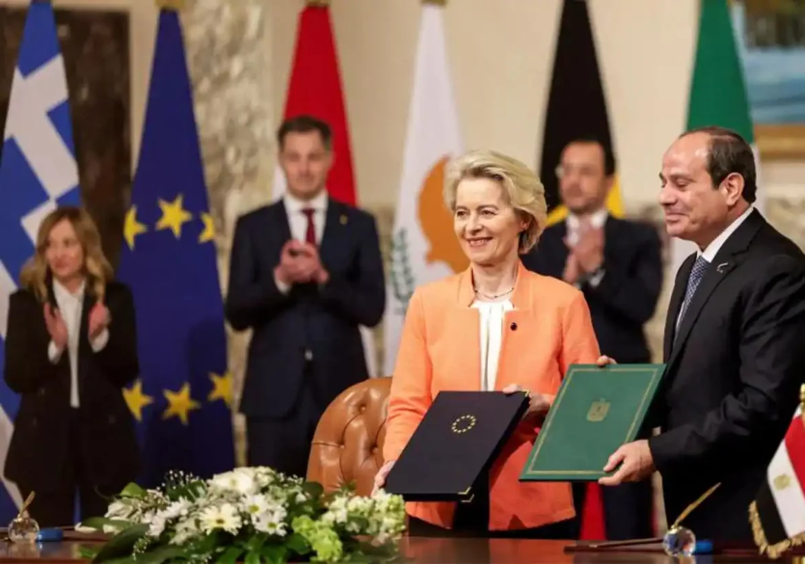 La UE firma con Egipto una ayuda de 7.800 millones en tres años para frenar la migración