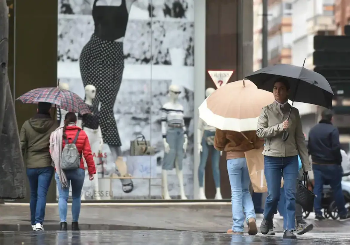 La Aemet avisa de cuándo dejará de llover en la Región de Murcia