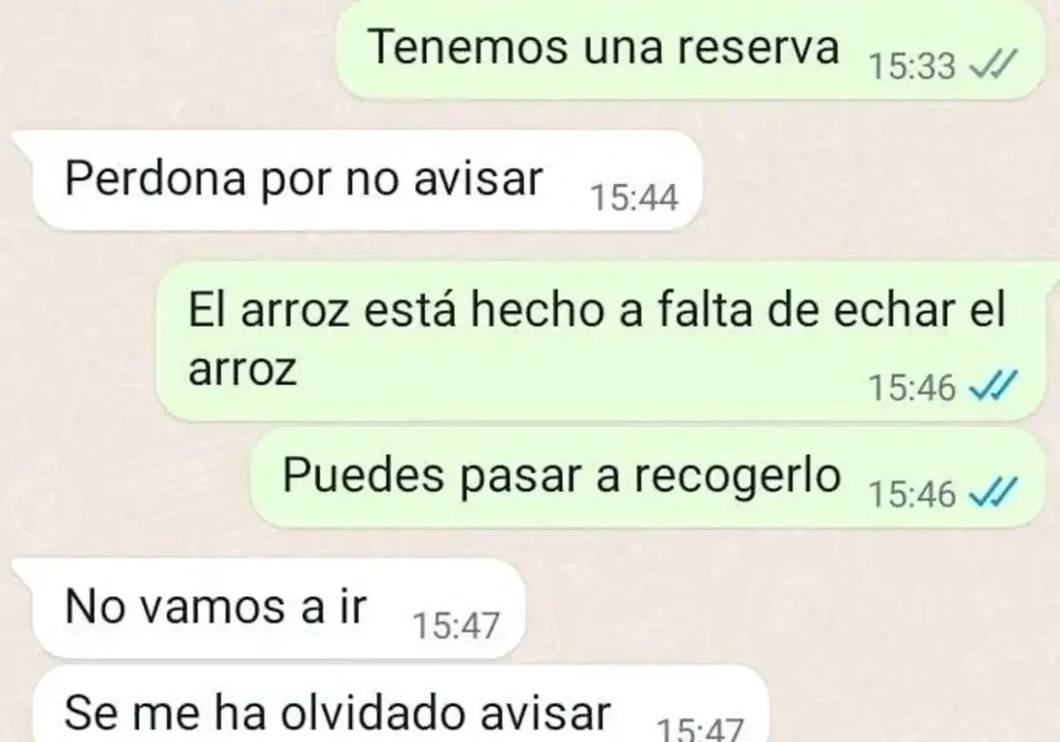 La respuesta de un restaurante de Murcia a un cliente que no canceló una reserva: «Estas cosas hacen daño»