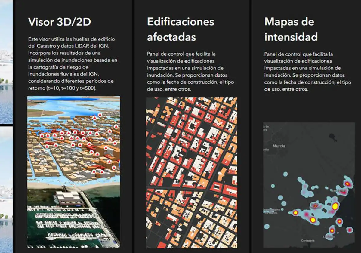 Imagen principal - Portal del observatorio del Mar Menor; nuevo visor EDA de la laguna, y visor 3D de escenarios de simulación de inundación.