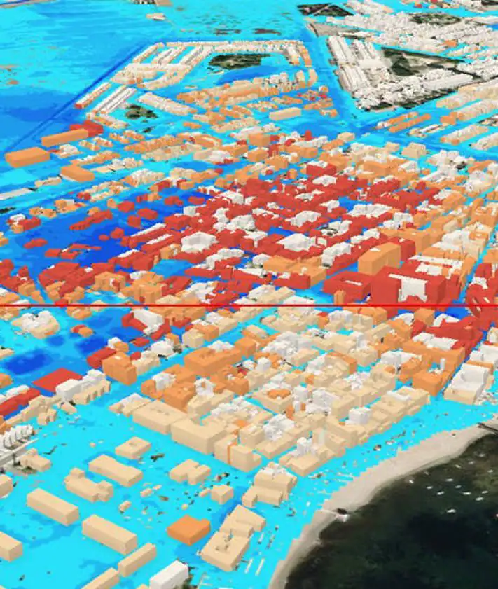 Imagen secundaria 2 - Portal del observatorio del Mar Menor; nuevo visor EDA de la laguna, y visor 3D de escenarios de simulación de inundación.