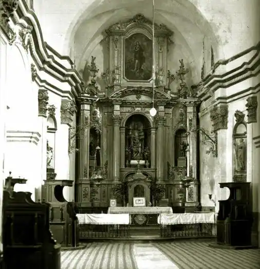 Aspecto que presentaba la capilla de la Comunión en los años 30 del siglo pasado.