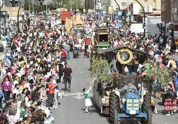 Una marea huertana conquista la ciudad de Murcia