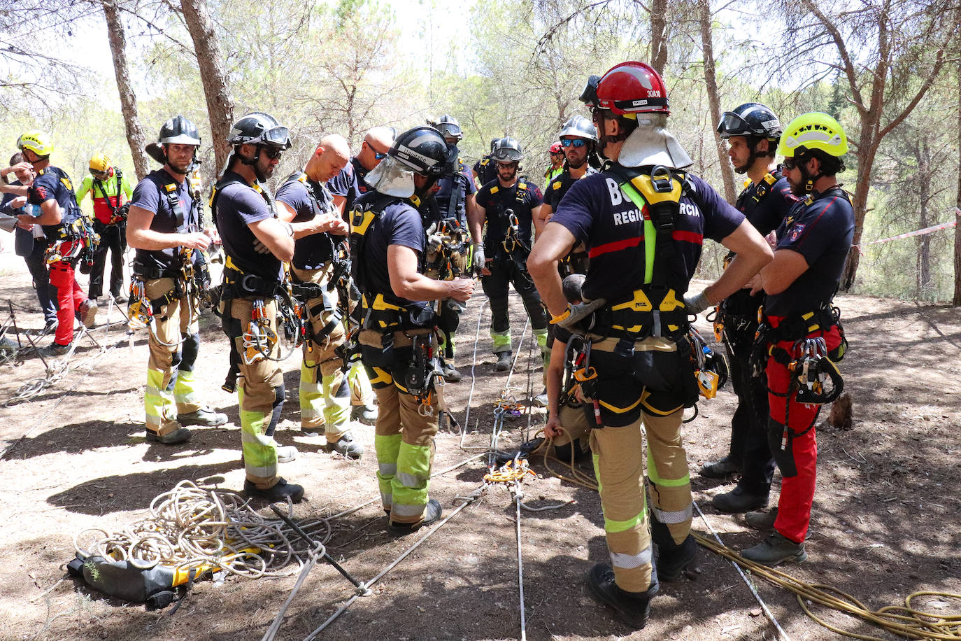 El Valle y la Catedral, escenarios de dos simulacros de rescate