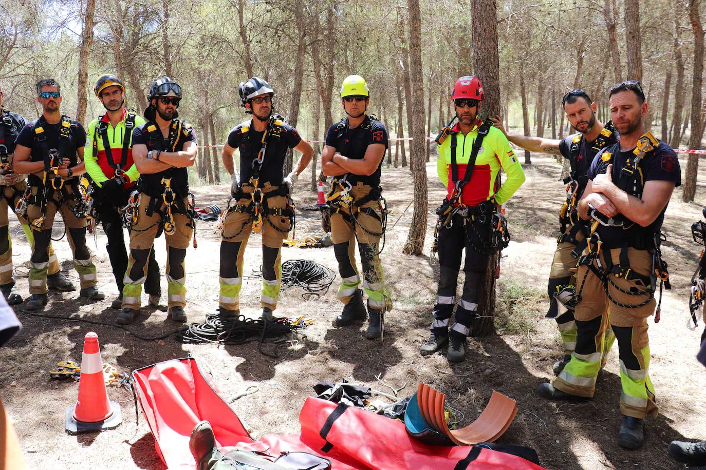El Valle y la Catedral, escenarios de dos simulacros de rescate