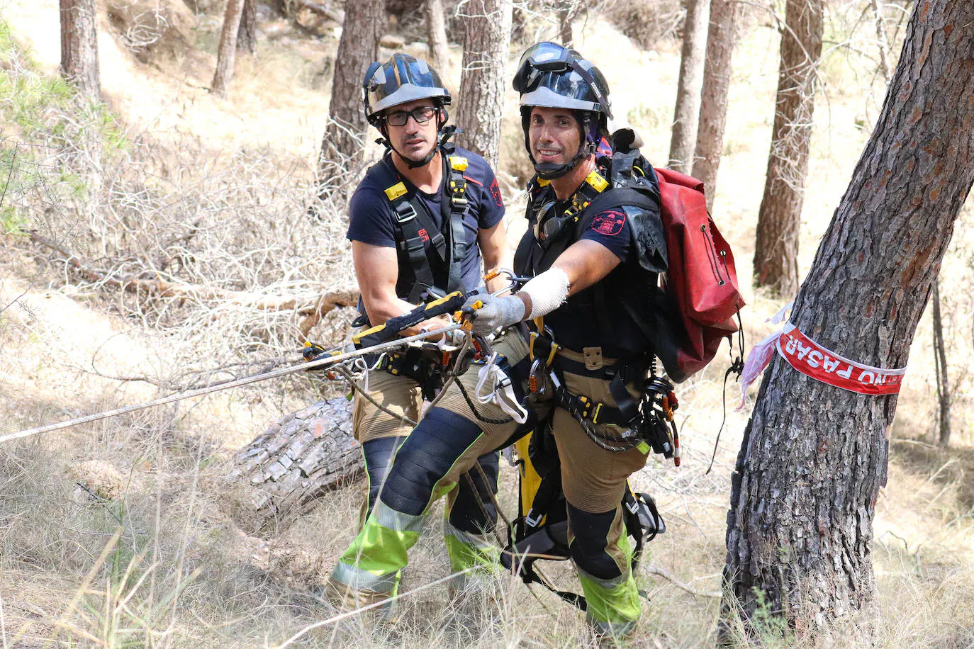 El Valle y la Catedral, escenarios de dos simulacros de rescate