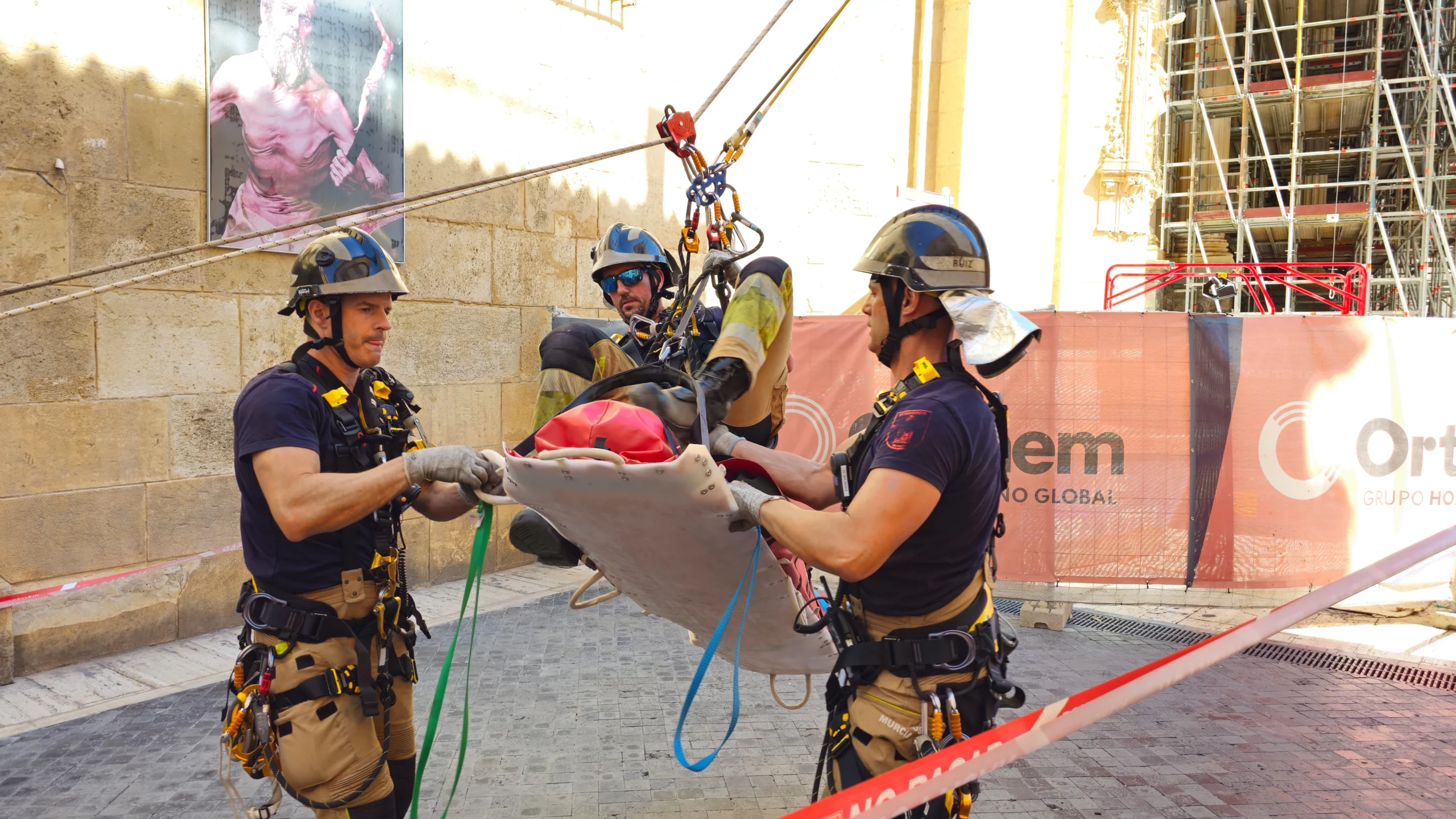 El Valle y la Catedral, escenarios de dos simulacros de rescate
