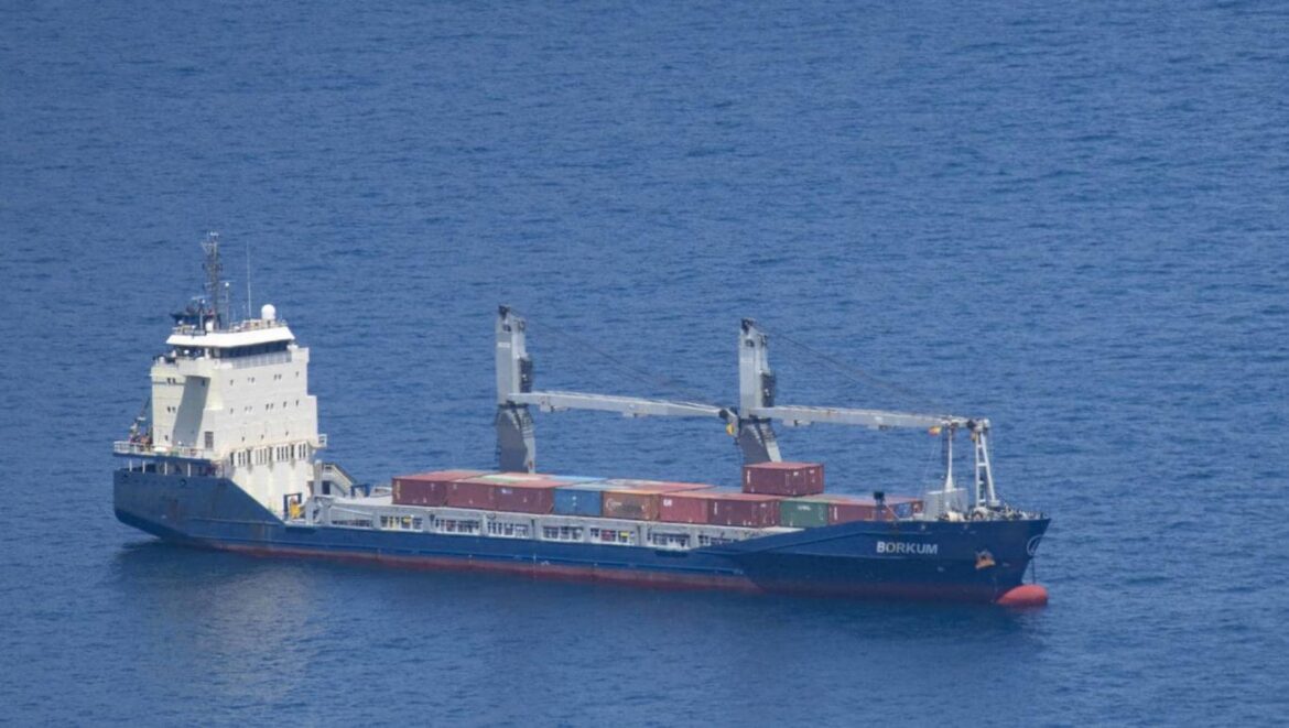 El buque ‘Borkum’ evita entrar en Cartagena para dejar explosivos tras la polémica sobre Israel