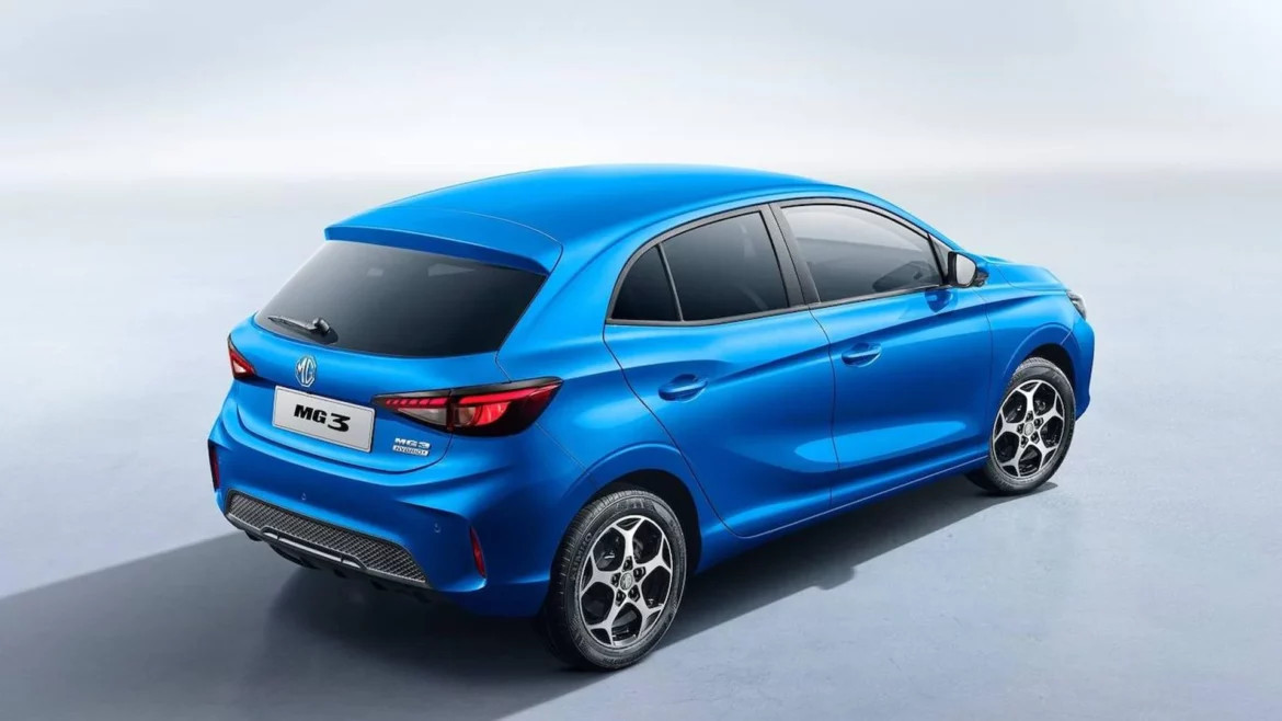 El asfalto se prepara para recibir al MG3 Hybrid Plus