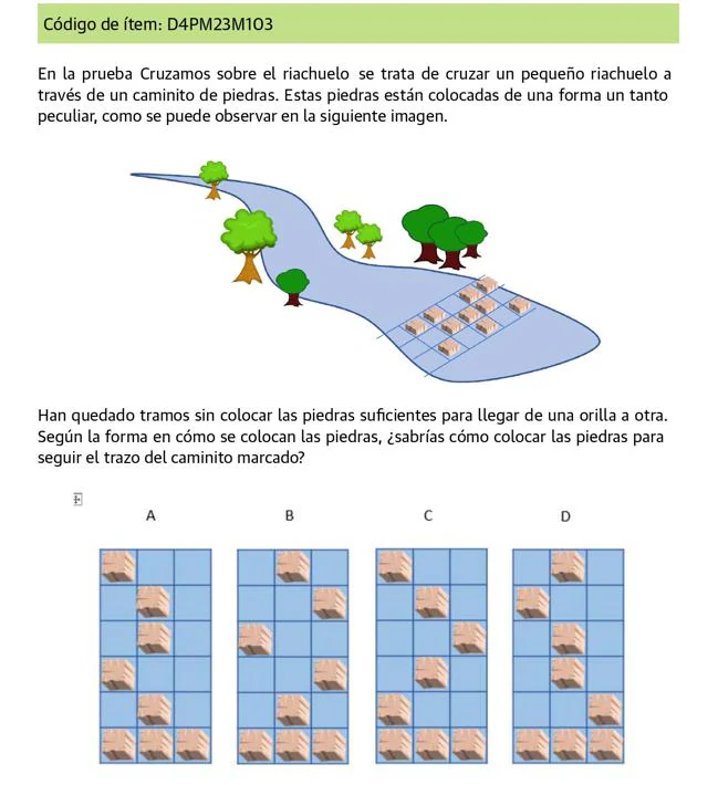 Ejemplo de examen de Matemáticas.