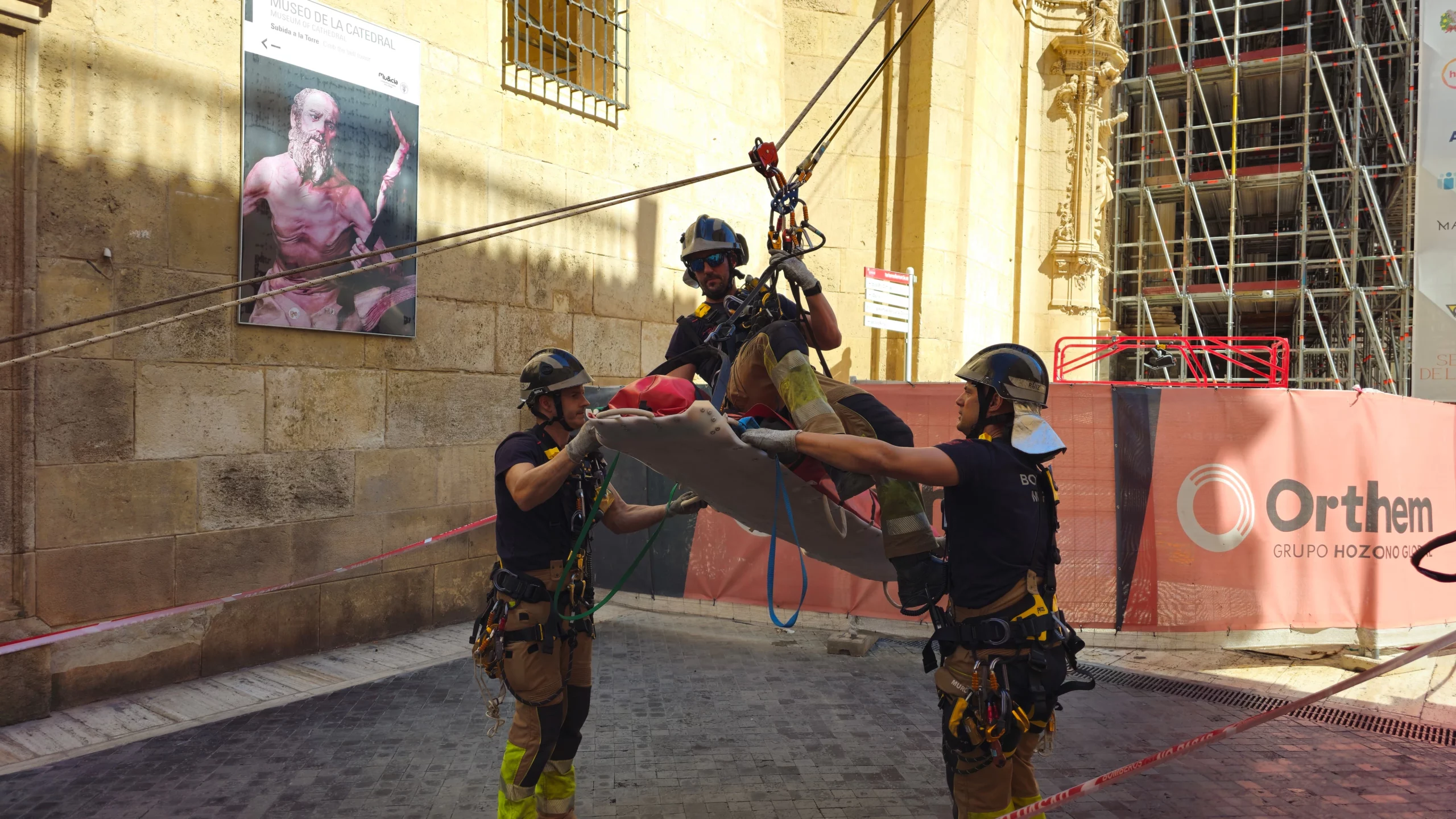 El Valle y la Catedral, escenarios de dos simulacros de rescate