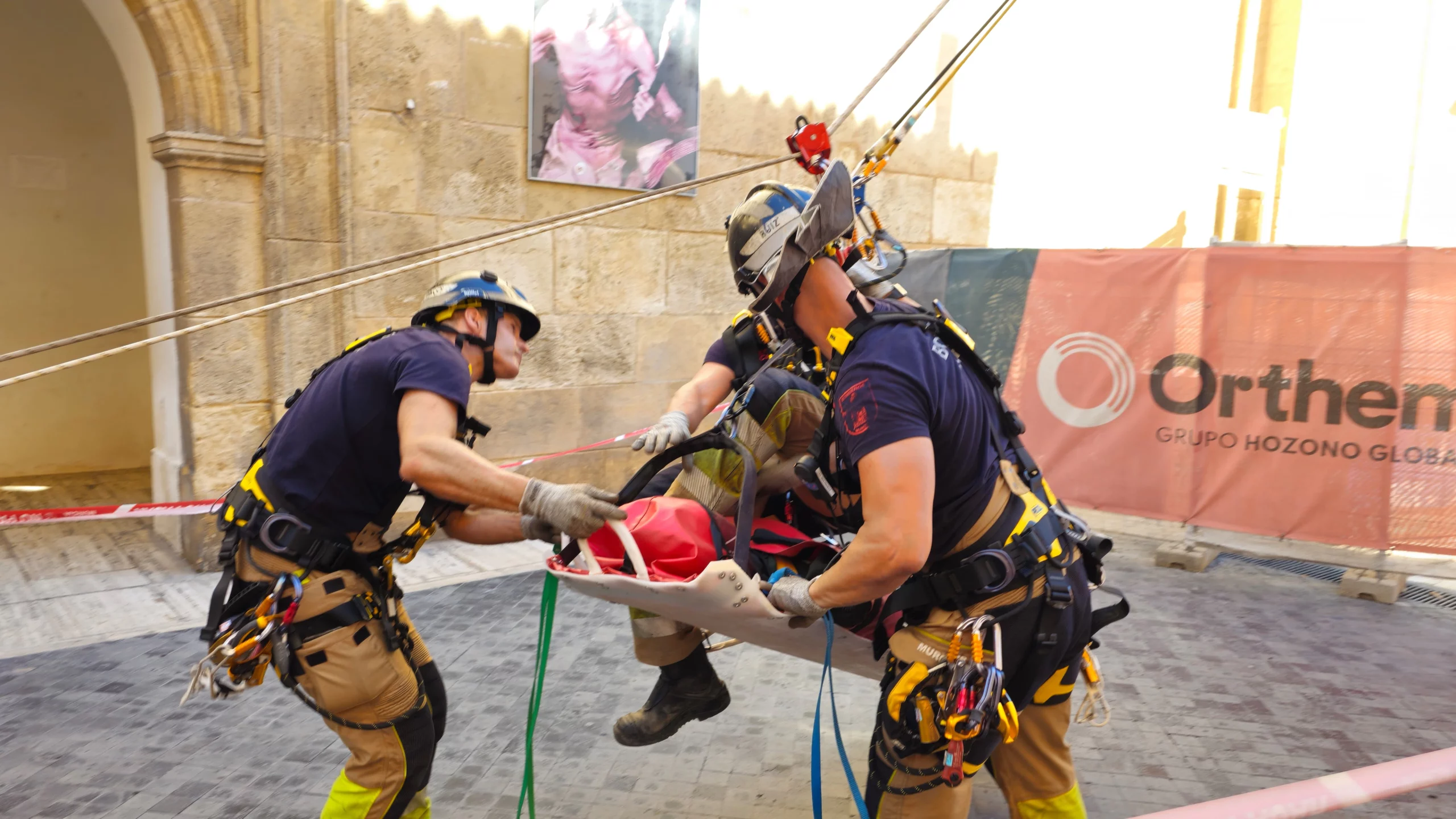 El Valle y la Catedral, escenarios de dos simulacros de rescate