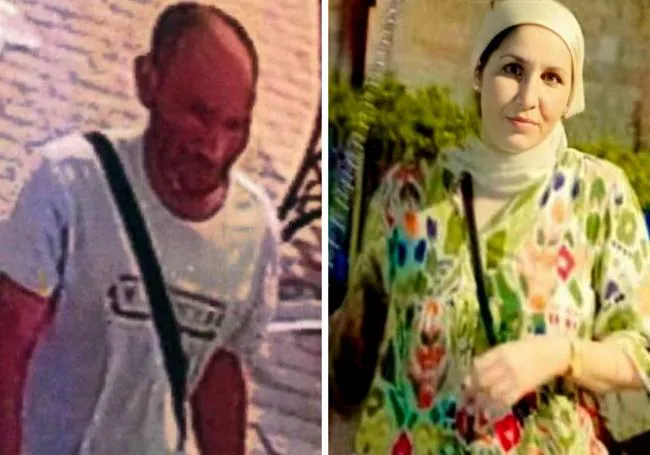 Abdelghani E., el acusado. Hanane M., la víctima.