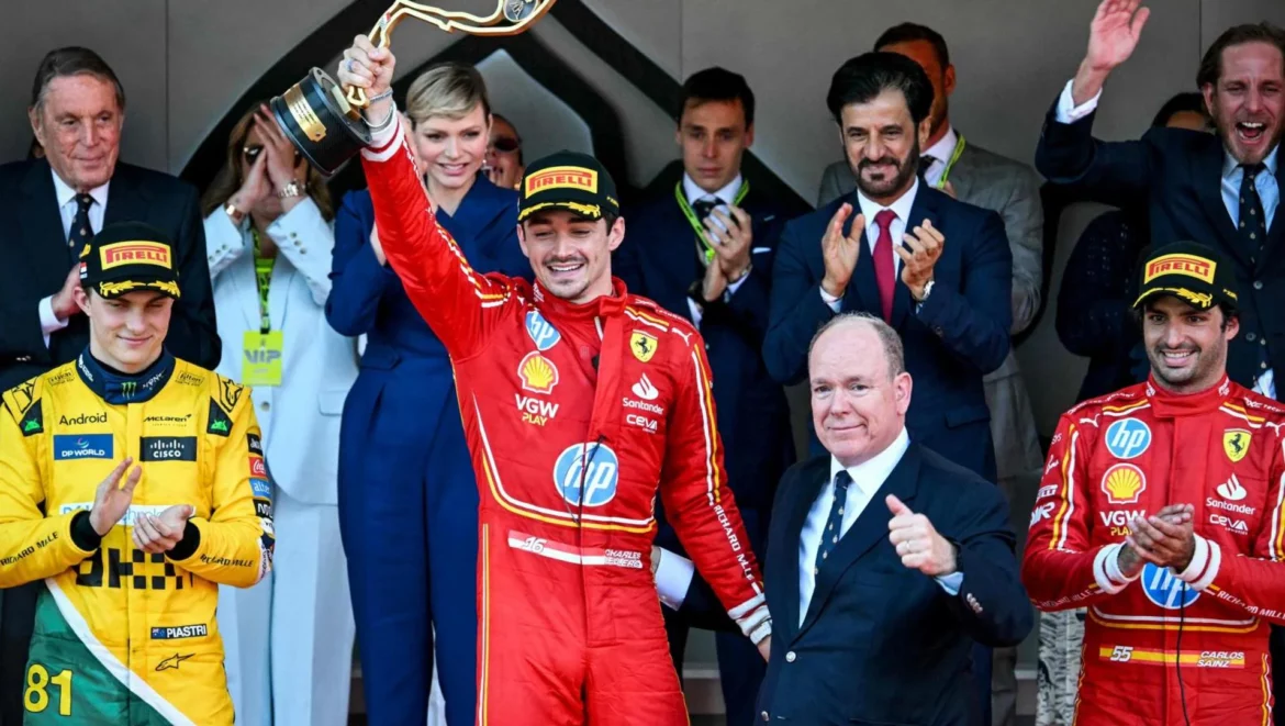 Leclerc acaba por fin con su maldición en Mónaco, con Sainz tercero