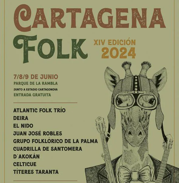 Cartagena Folk llega esta edición con Juan José Robles, Deira o Atlanctic Trío como invitados