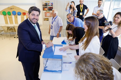 La jornada de las elecciones europeas en la Región de Murcia, en directo