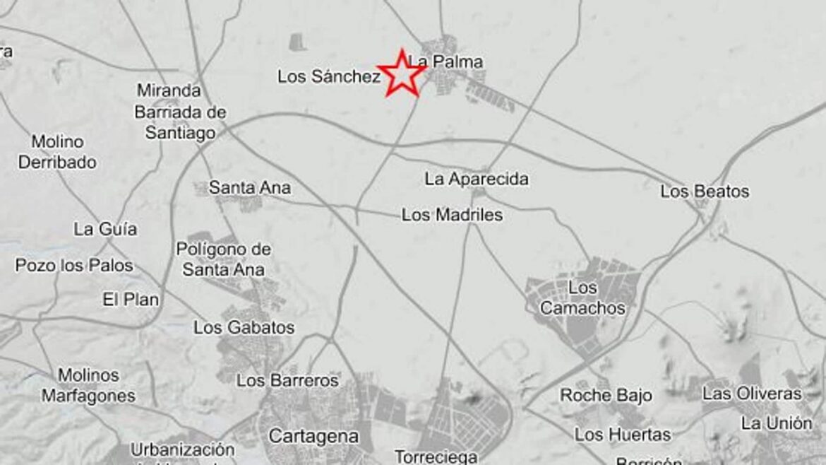 Cartagena vuelve a registrar un terremoto durante la madrugada de este lunes
