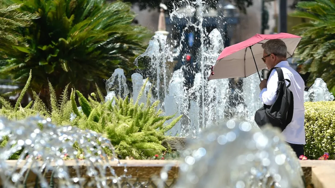 Aviso amarillo por altas temperaturas en la Región este miércoles