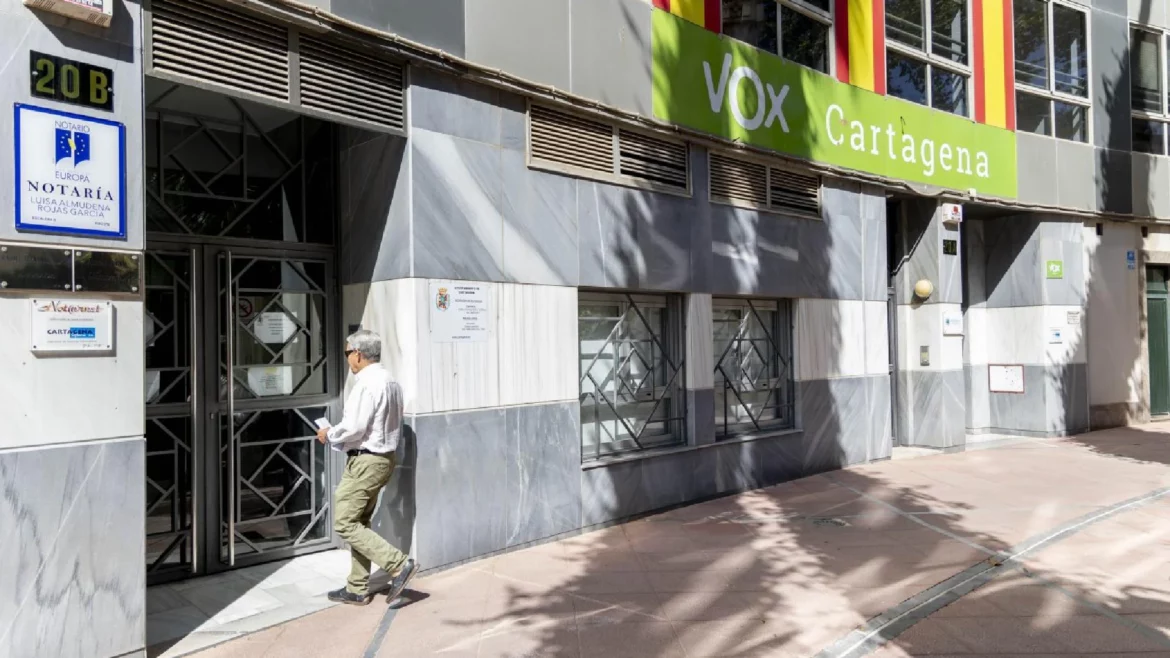 Vox valora cerrar su sede de Cartagena y lleva su ideario a las diputaciones