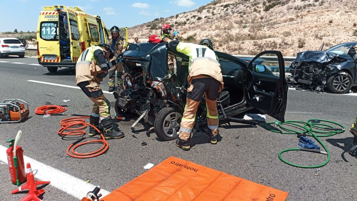 Cinco heridos en un accidente en Cañada Hermosa