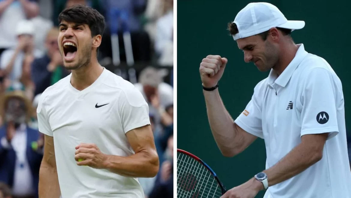 Horario y dónde ver el encuentro de cuartos de Wimbledon entre Alcaraz y Tommy Paul